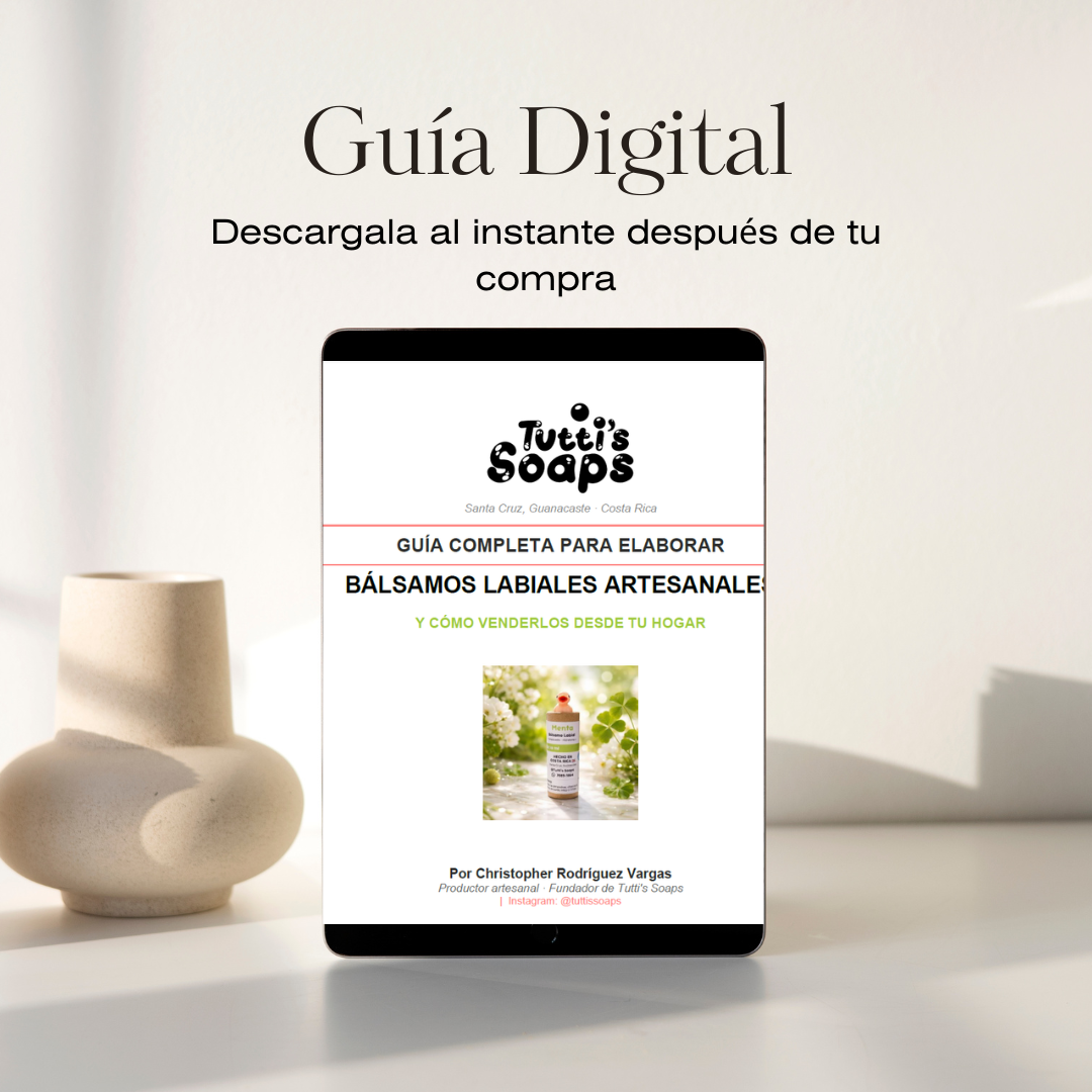 Guía Completa. Cómo Hacer y Vender Bálsamos Labiales Artesanales desde Casa.